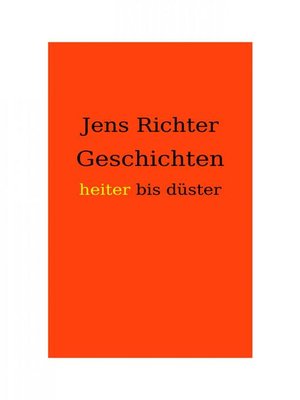 cover image of Geschichten heiter bis düster